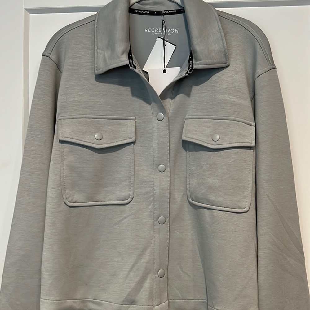 Women’s Lightweight Snap Front Jacket - Recreation by Thread & Supply 🆕